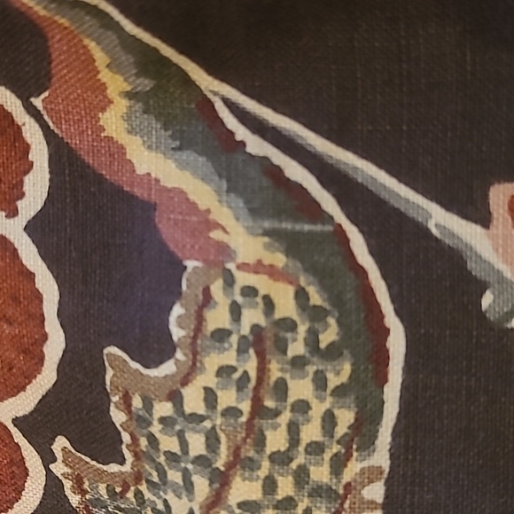 RL Dark Floral Linen Pants 4P Ralph Lauren - Picture 12 of 12